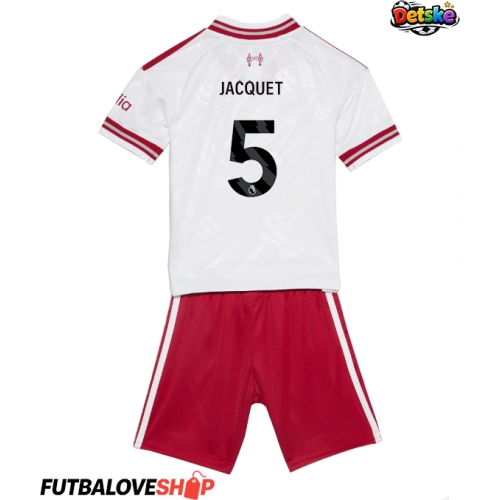 Dres Liverpool Jeremy Jacquet #5 Preč pre deti 2026-27 Krátky Rukáv (+ trenírky)
